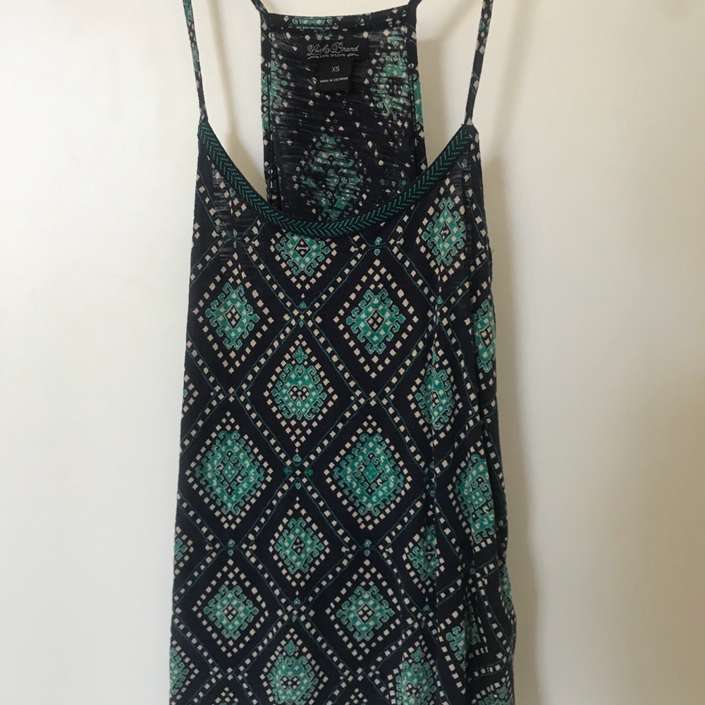 Lucky brand green tank